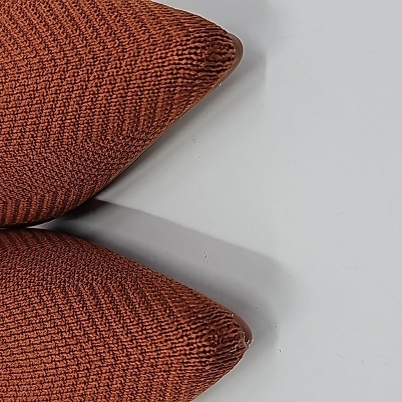 Zara Sock Bootie with Clear Acrylic Block Heel Burnt Orange - Picture 10 of 13